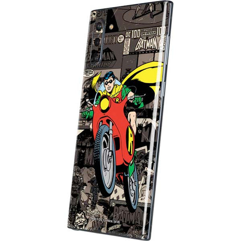 DC Comics Robin Vintage Action pose pattern Galaxy Note 10 Skin